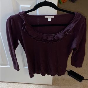 Ny&co sweater with ruffle neck